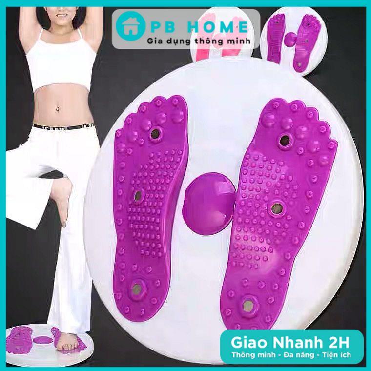 Đĩa Xoay Eo Tập Thể Dục 360 Độ, Bàn Xoay Tập Cơ Bụng Cho Eo Thon Tại Nhà Cao Cấp