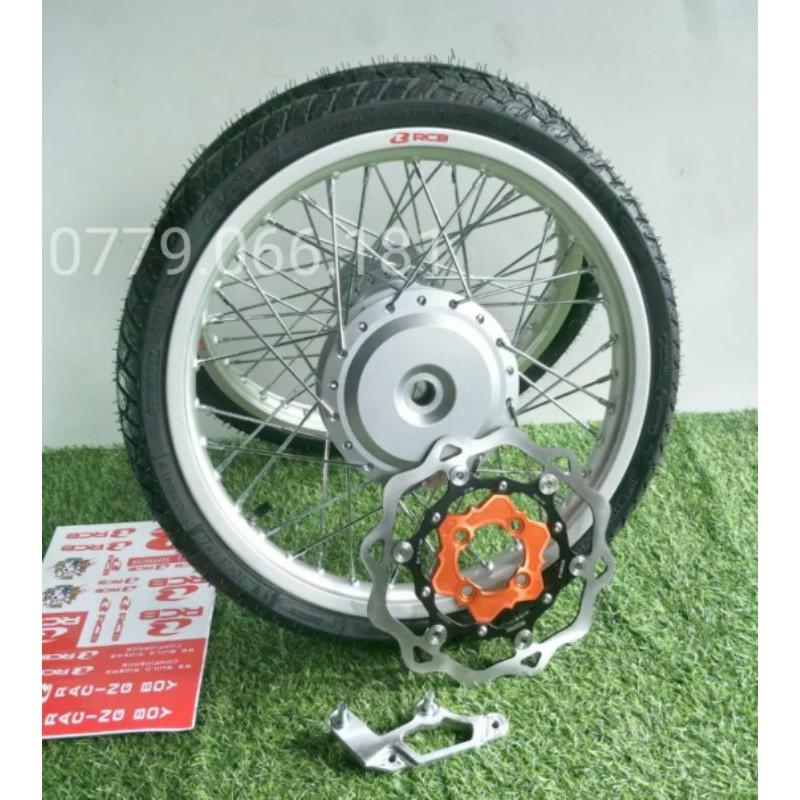 BÁNH CĂM CHO XE VARIO VISION MIO LUVIAS CLICK AIRBLADE NOVO NIỀNG RCB  VỎ RUỘT MICHELIN KÈM ĐĨA KTM PAD BẮT HEO DẦU