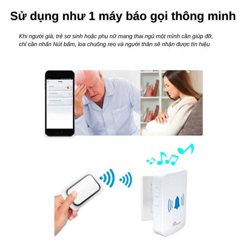 Chuông cửa thông minh wifi không dùng pin Homematic ML001