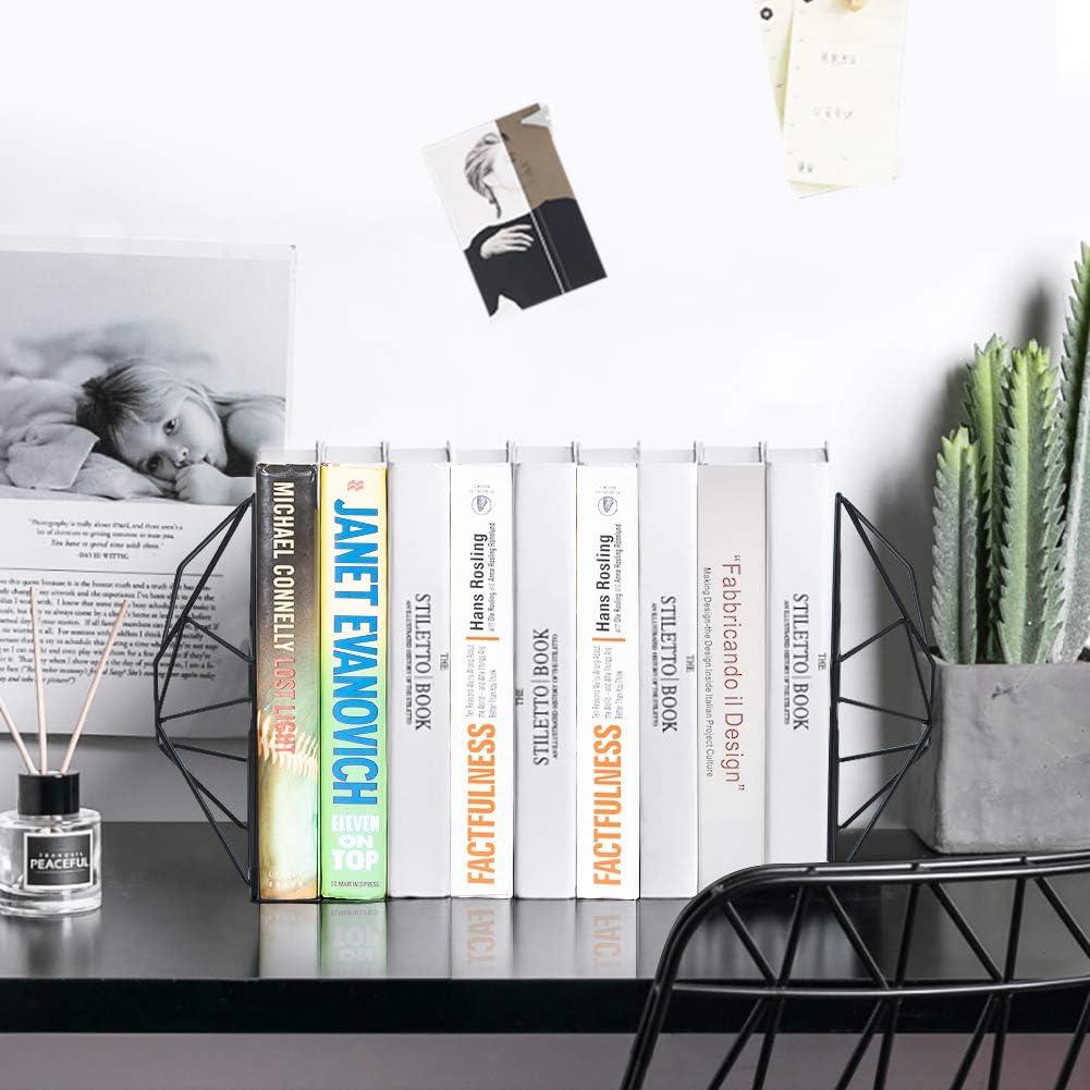 Bộ 2 Giá Sách Sắt Cho Văn Phòng, Thư Viện hoặc Gia Đình, Màu Đen