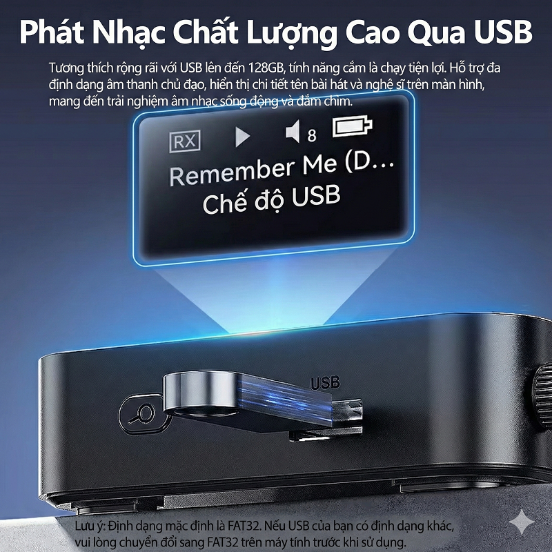BỘ THU PHÁT ÂM THANH BLUETOOTH 5.2 OLCD – RX/TX 2 TRONG 1 – HỖ TRỢ APTX HD / LL / AAC M23 Pro - Hàng Nhập Khẩu