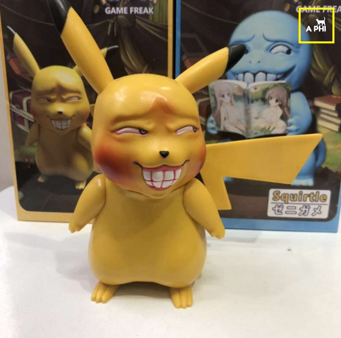 Mô hình Pikachu, Rùa Kini, rồng Charizard, Ếch kì diệu sa ngã 15cm