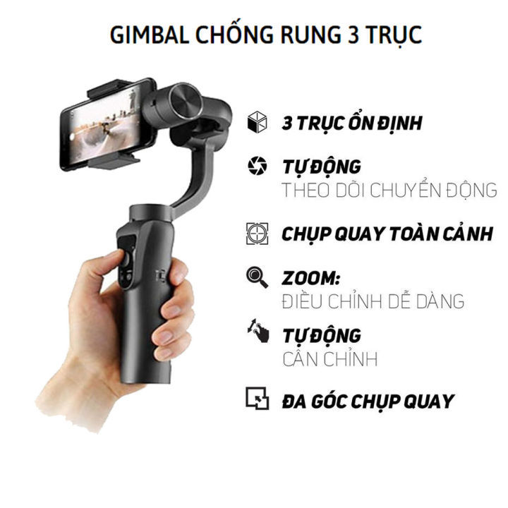 Tay cầm chống rung Gimbal 3 Axis Handheld