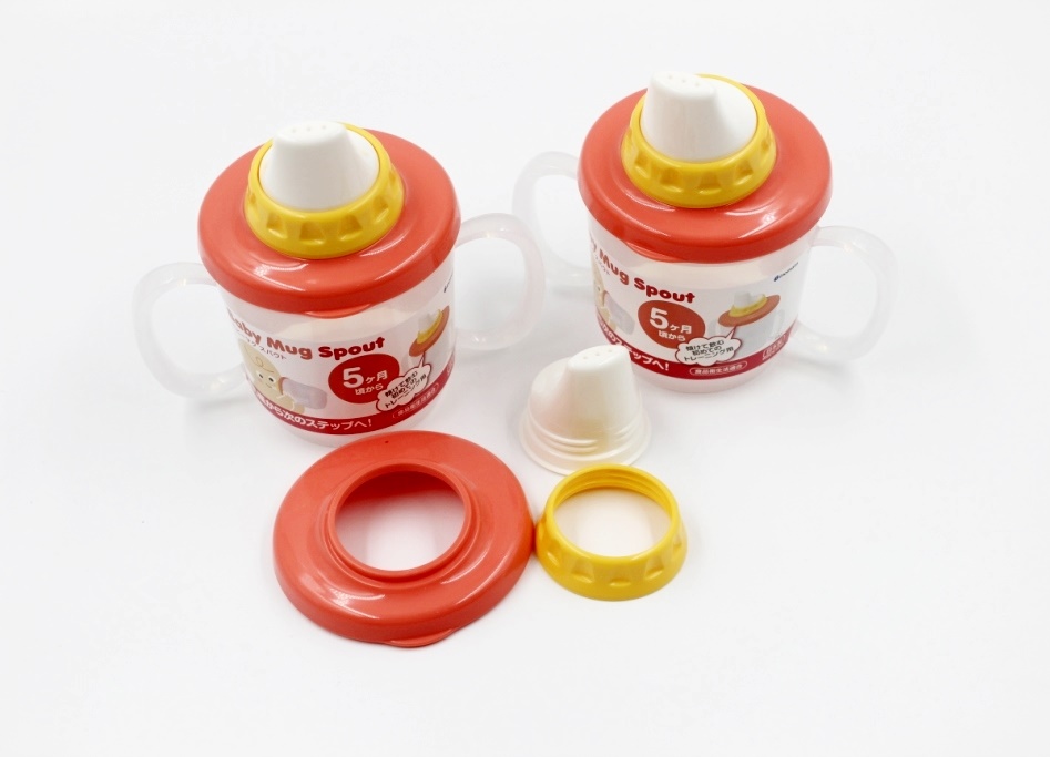 Combo 01 Cốc tập uống cho bé có núm Inomata 230ml + 01 Set ống hút đa sắc màu Seiwa Pro có thể tái sử dụng nhiều lần - Nội địa Nhật Bản