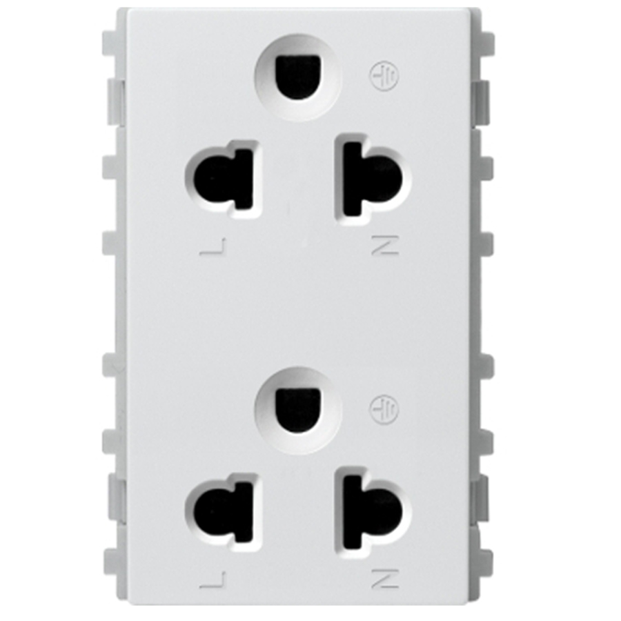 Ổ cắm đôi 3 chấu 16A Schneider Electric dòng ZENCELO A