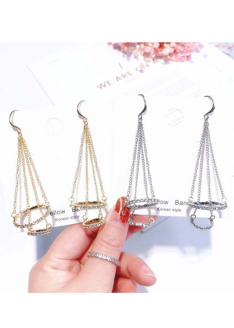 Bộ quà tặng bông tai / khuyên tai cao cấp full hộp túi đựng đen