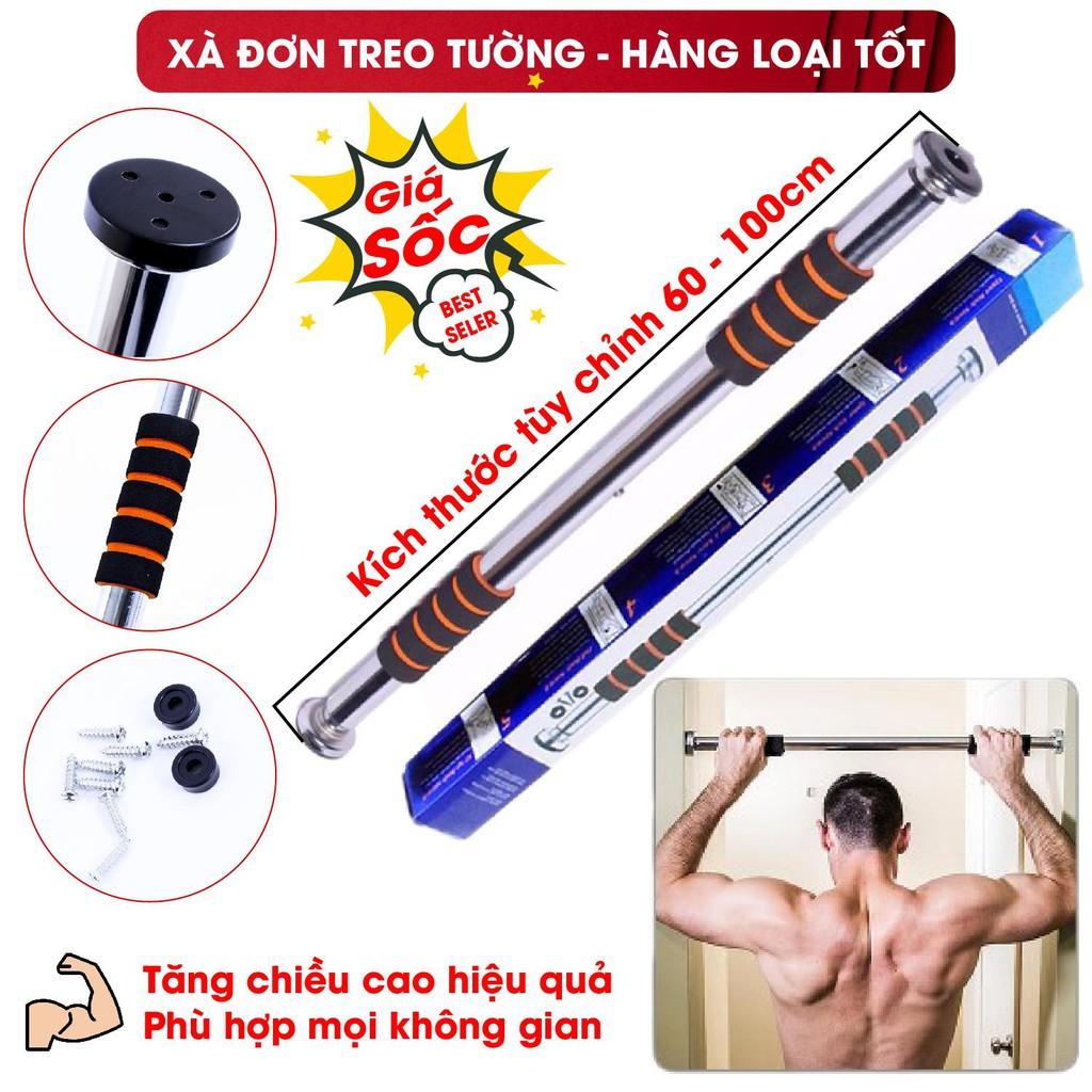 Xà đơn gắn cửa Xà đơn 60cm và 100cm hàng hot 2019 LOẠI XỊN