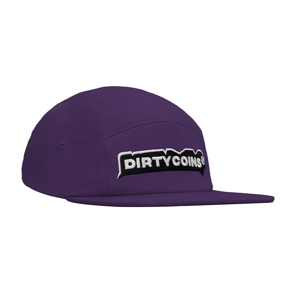 DirtyCoins Nón 5 Panels Cap - Purple