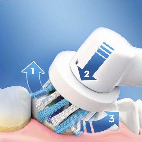 Cho máy Oral B Braun, bộ 4 Đầu Bàn Chải đánh răng điện thay thế MIHOCO EB28-P New Sensitive, làm sạch cao răng, cho nướu nhạy cảm