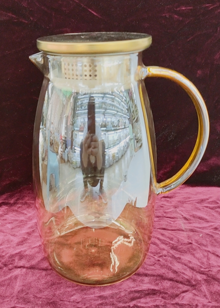 BÌNH THỦY TINH CHỊU NHIỆT 1,6L MÀU VÀNG