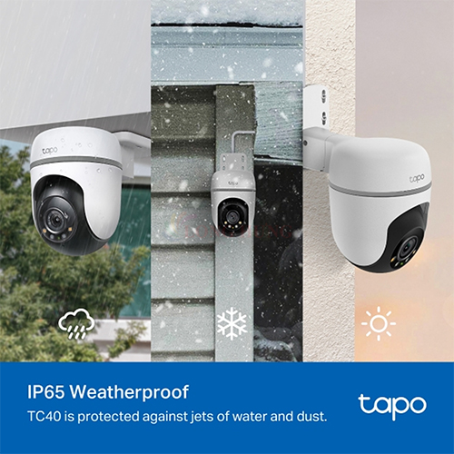 Camera ngoài trời TP-Link Tapo Outdoor Pan/Tilt Home Security Wifi 1080p Full HD TC40 - Hàng chính hãng