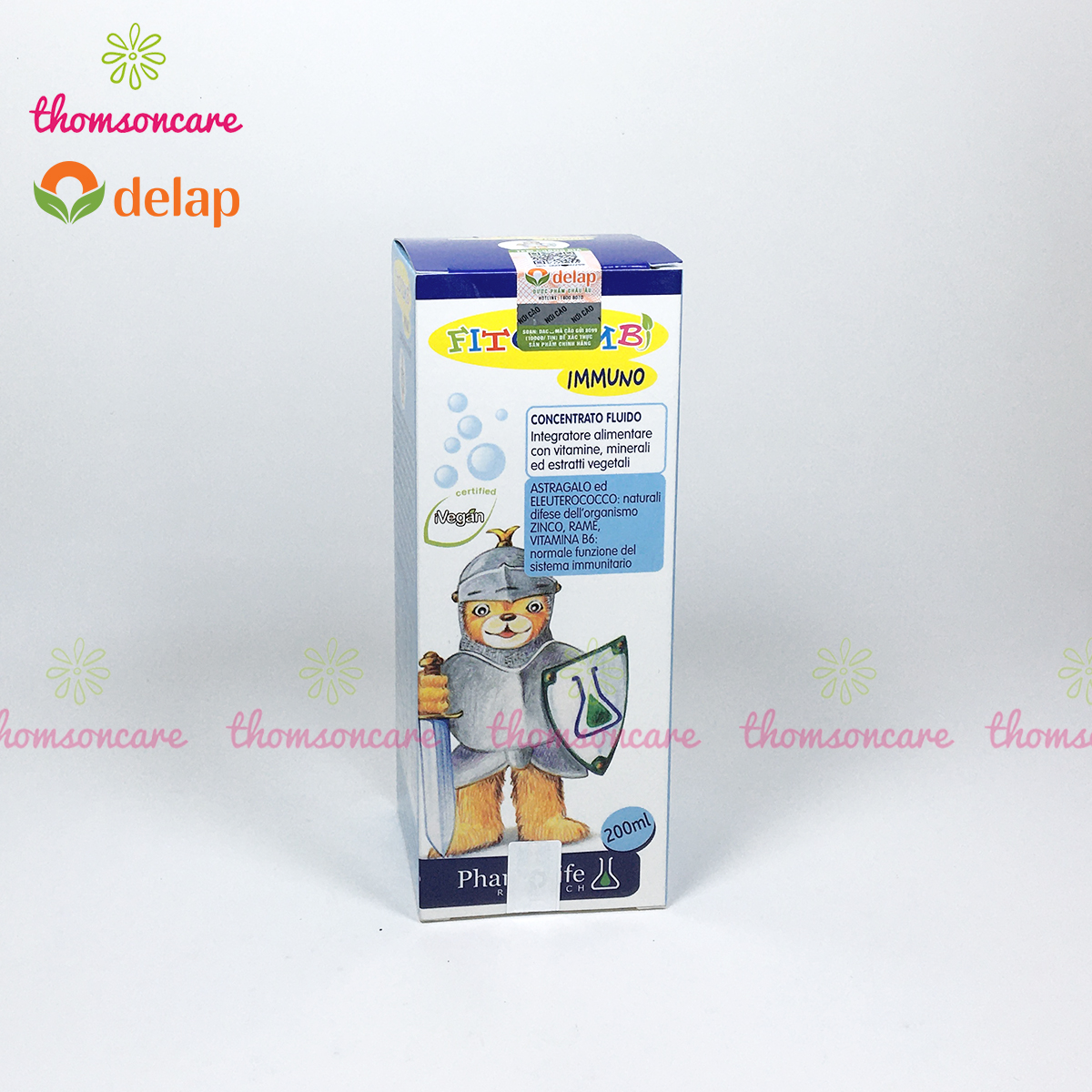 Immuno Bimbi - Tăng sức đề kháng cho bé - Của Fitobimbi - Nhập khẩu chính hãng từ Ý