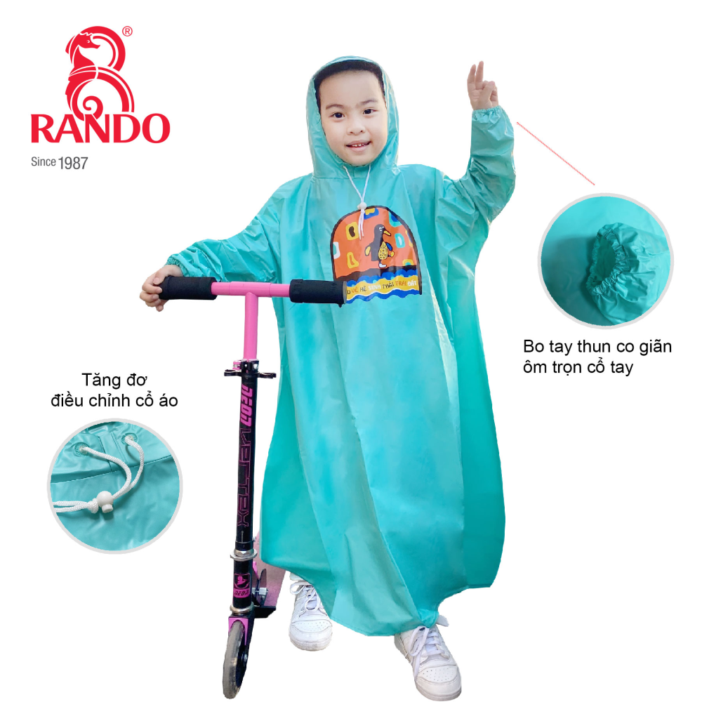 ÁO MƯA TRẺ EM CAO CẤP - BISUR KIDS