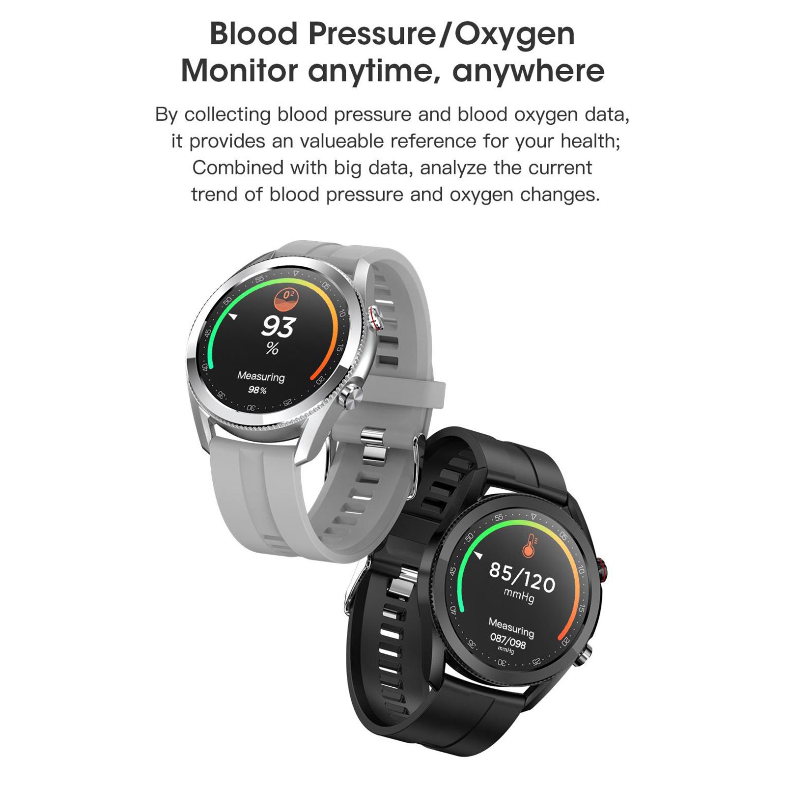 L19 Smart Watch for Men Women, Fitness Tracker Watch Blood Oxygen Meter, IP68 Waterproof Smartwatch
