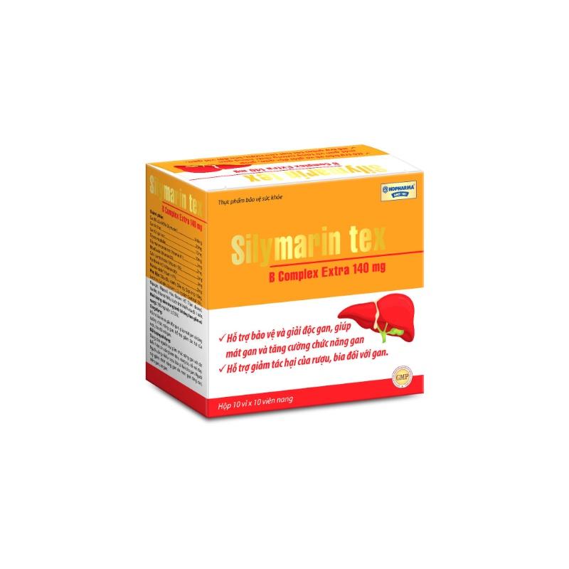 Combo 2 Hộp Silymarin B-Complex Extra - hỗ trợ tăng cường chức năng gan - bảo vệ gan