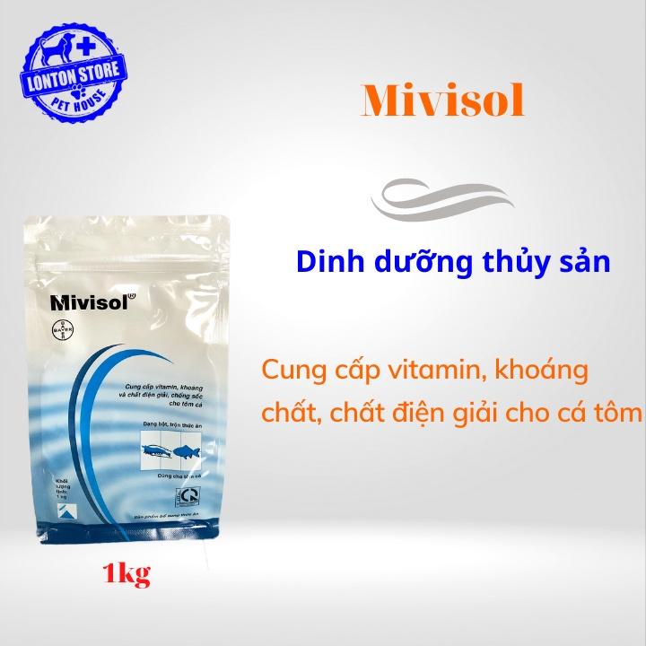 Mivisol - Cung cấp vitamin, khoáng, chất điện giải cho cá, tôm, lươn, ốc, gói 1kg - Lonton store