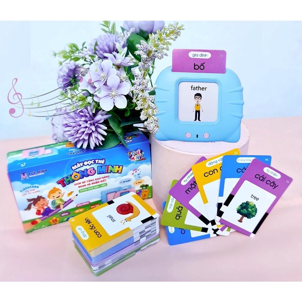 Máy Đọc Thẻ Song Ngữ Anh Việt Flashcard 112 Thẻ 224 Từ Vựng Và 12 Chủ Đề