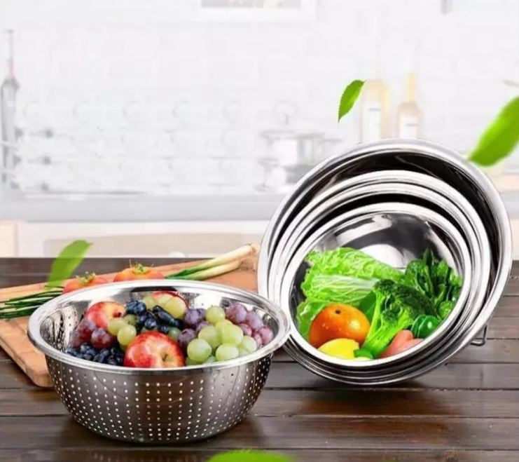 BỘ 5 CHẬU RỬA INOX ĐA NĂNG TIỆN DỤNG