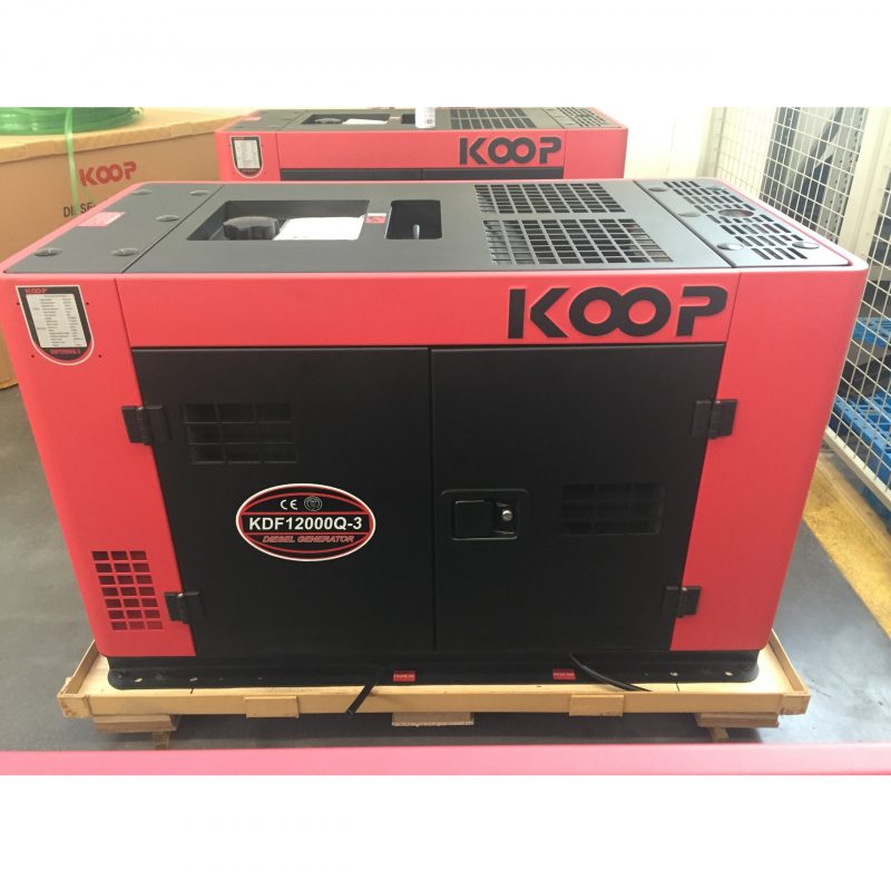 Máy Phát Điện Chạy Dầu Chống Ồn 9.0KW Koop KDF12000Q