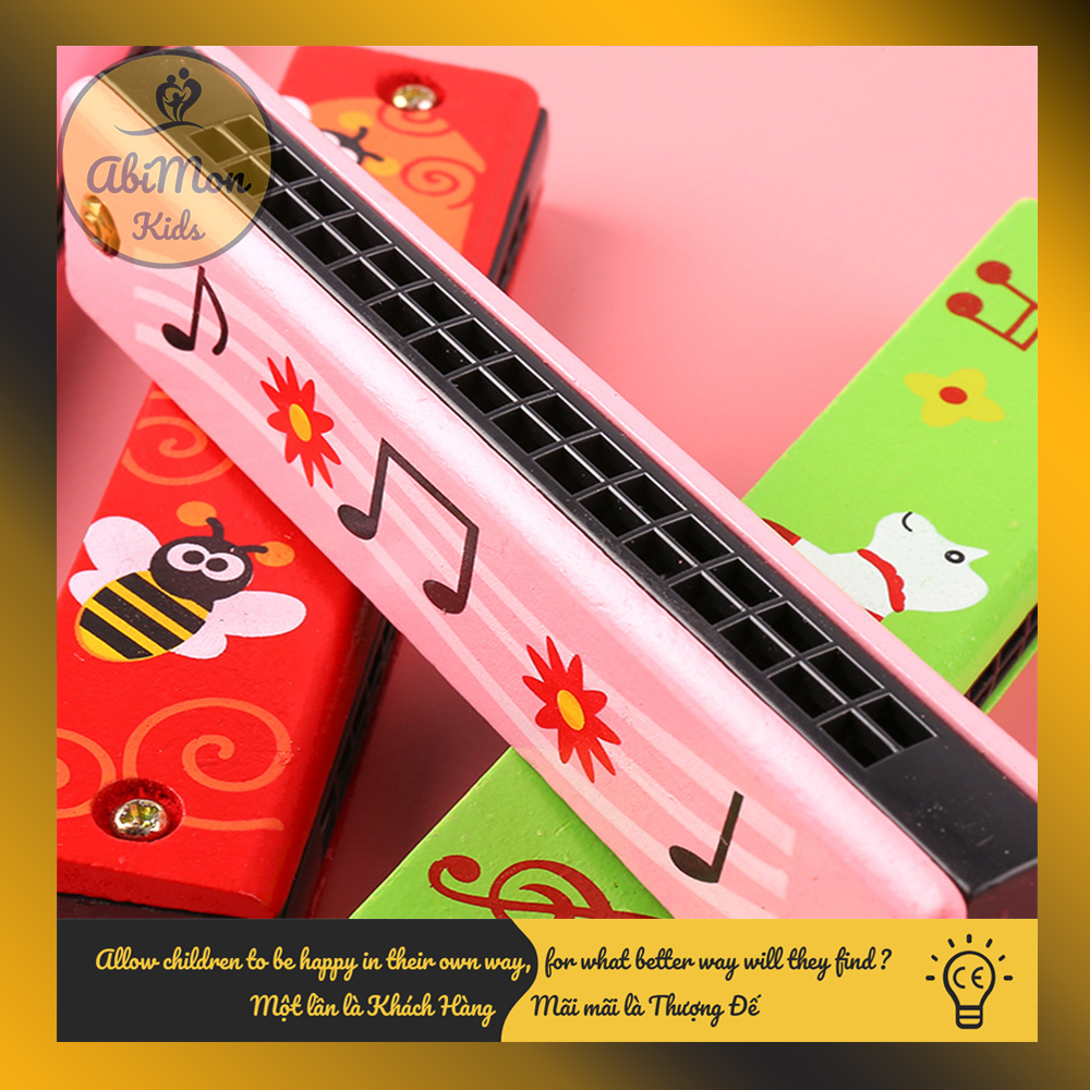 Kèn Harmonica Bằng Gỗ Cho Bé || Montessori cao cấp || Đồ chơi Gỗ - Giáo dục - An toàn - Thông minh
