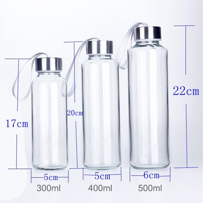 Bình thuỷ tinh có nắp và bao dung tích 500ml