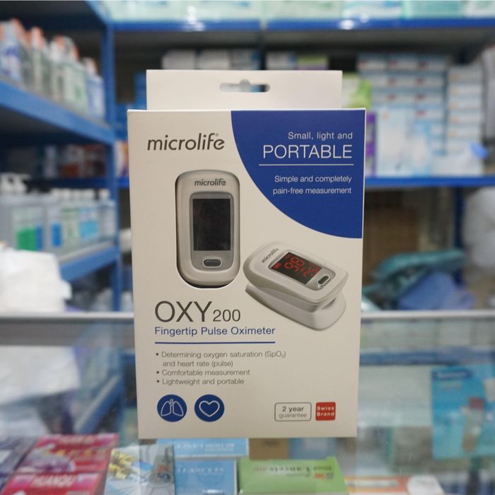 Máy Đo Nồng Độ Oxy (SPO2) Và Nhịp Tim- Microlife OXY200