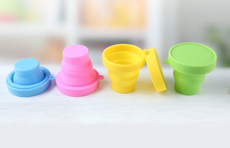Cốc gấp silicone AoTu - AT8854 tiện dụng cắm trại, dã ngoại, du lịch, trong nhà, văn phòng