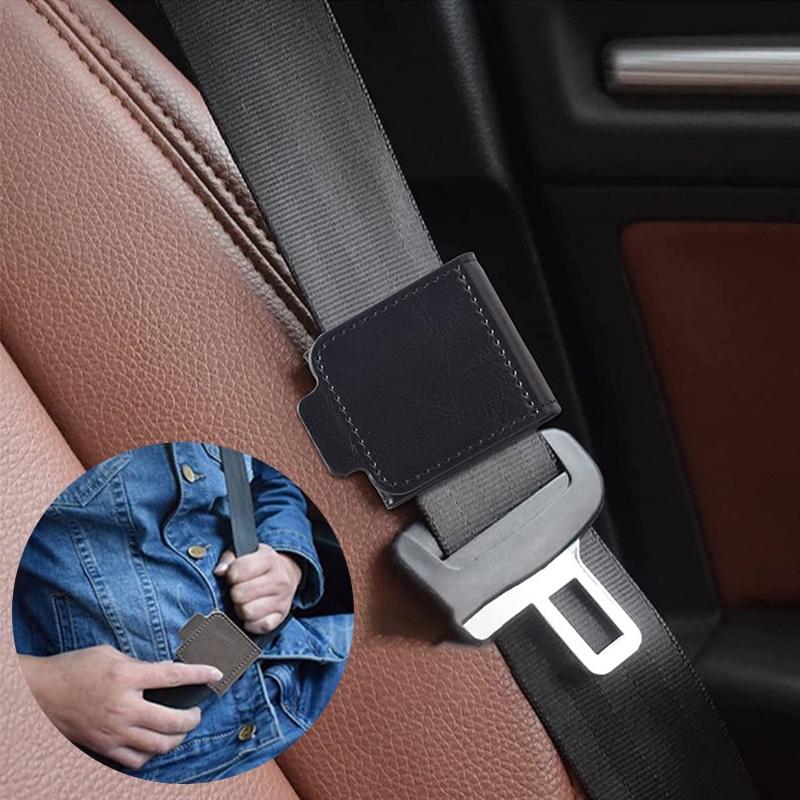 2 chiếc Kẹp đai an toàn trên ô tô Phổ thông thoải mái Tự động Dây đeo vai Vòng đeo cổ Bảo vệ Dây đeo Nội thất Hàng ô tô