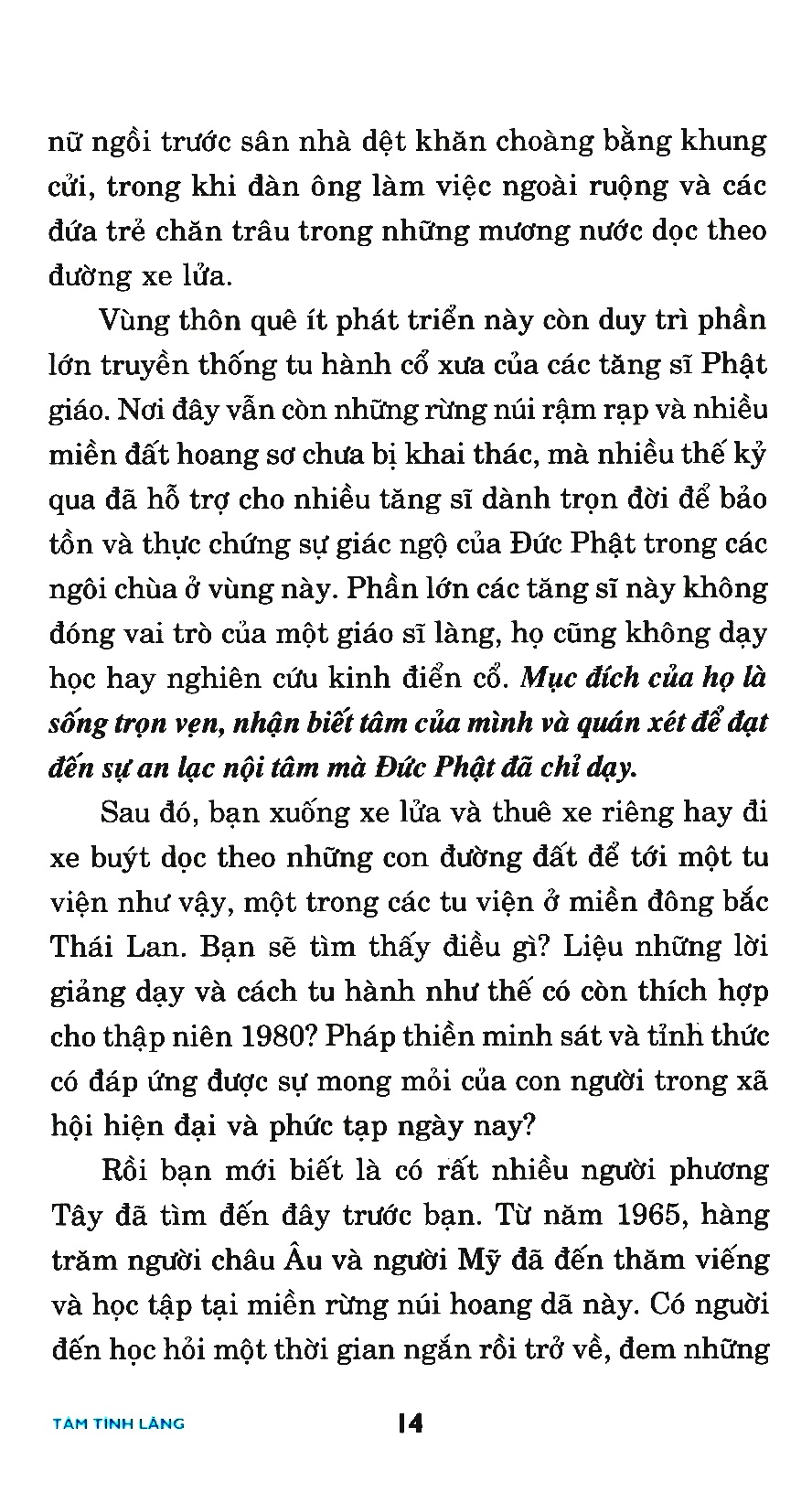 Tâm Tĩnh Lặng (Tái Bản)