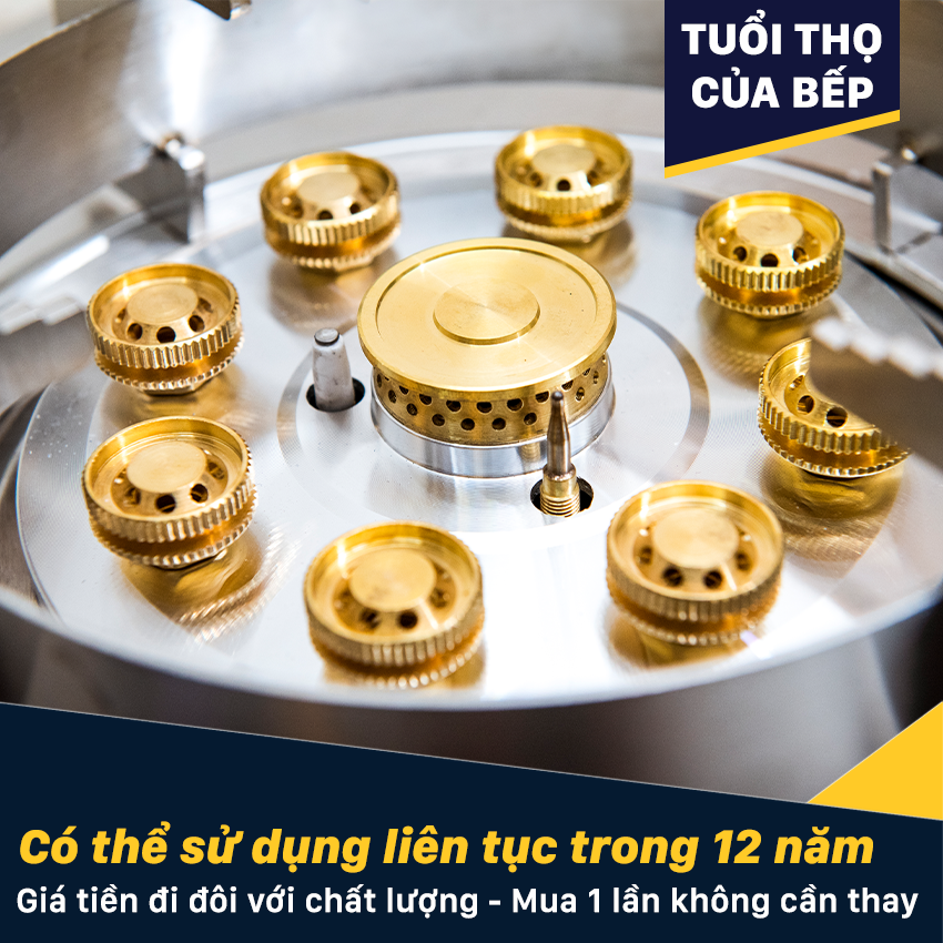 Bếp Gas Đôi NEMI GZ499 Với 9 Đầu Đốt Lửa To Tích Hợp Chế Độ Hẹn Giờ Cảm Biến An Toàn - Bếp Ga Cao Cấp Phù Hợp Lắp Âm Và Dương