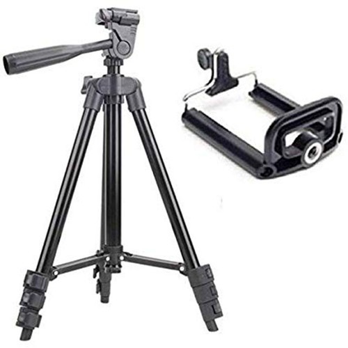 Giá đỡ chụp hình Tripod 3120 dành cho điện thoại, máy ảnh tặng kẹp điện thoại  - JL - HÀNG CHÍNH HÃNG