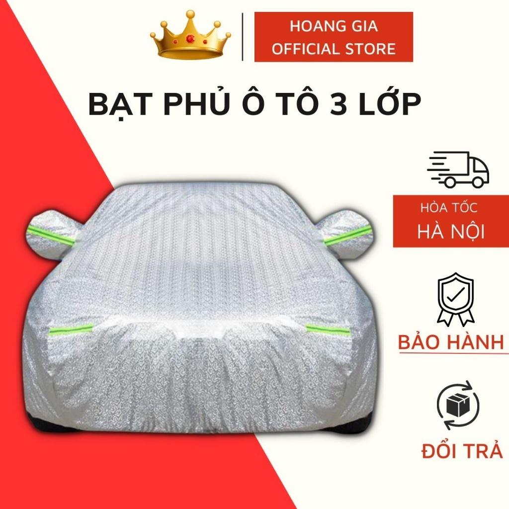 Bạt Phủ Ô Tô - Bạt Phủ Xe Ô Tô – Dày 3 Lớp Chống Nắng, Chống Mưa, Chống Cháy, Chống Xước Xe Hơi Chất Lượng Cao Cấp