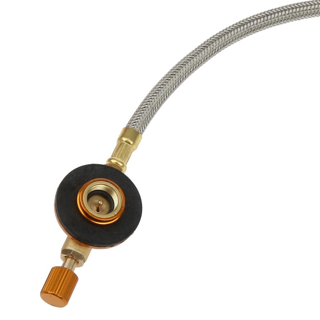 4X Universal Gas Stove Adapter Hose Connector Regulator for Outdoor Camping