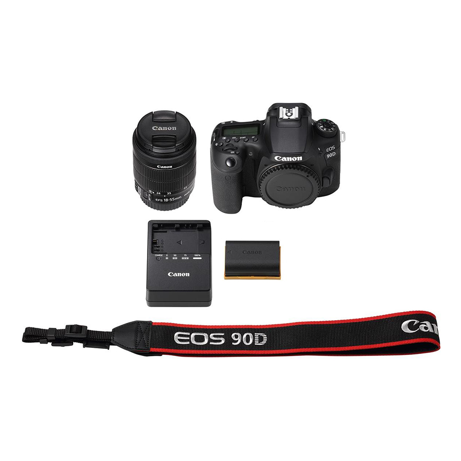 Máy Ảnh Canon EOS 90D Kit 18-55mm - Hàng Chính Hãng