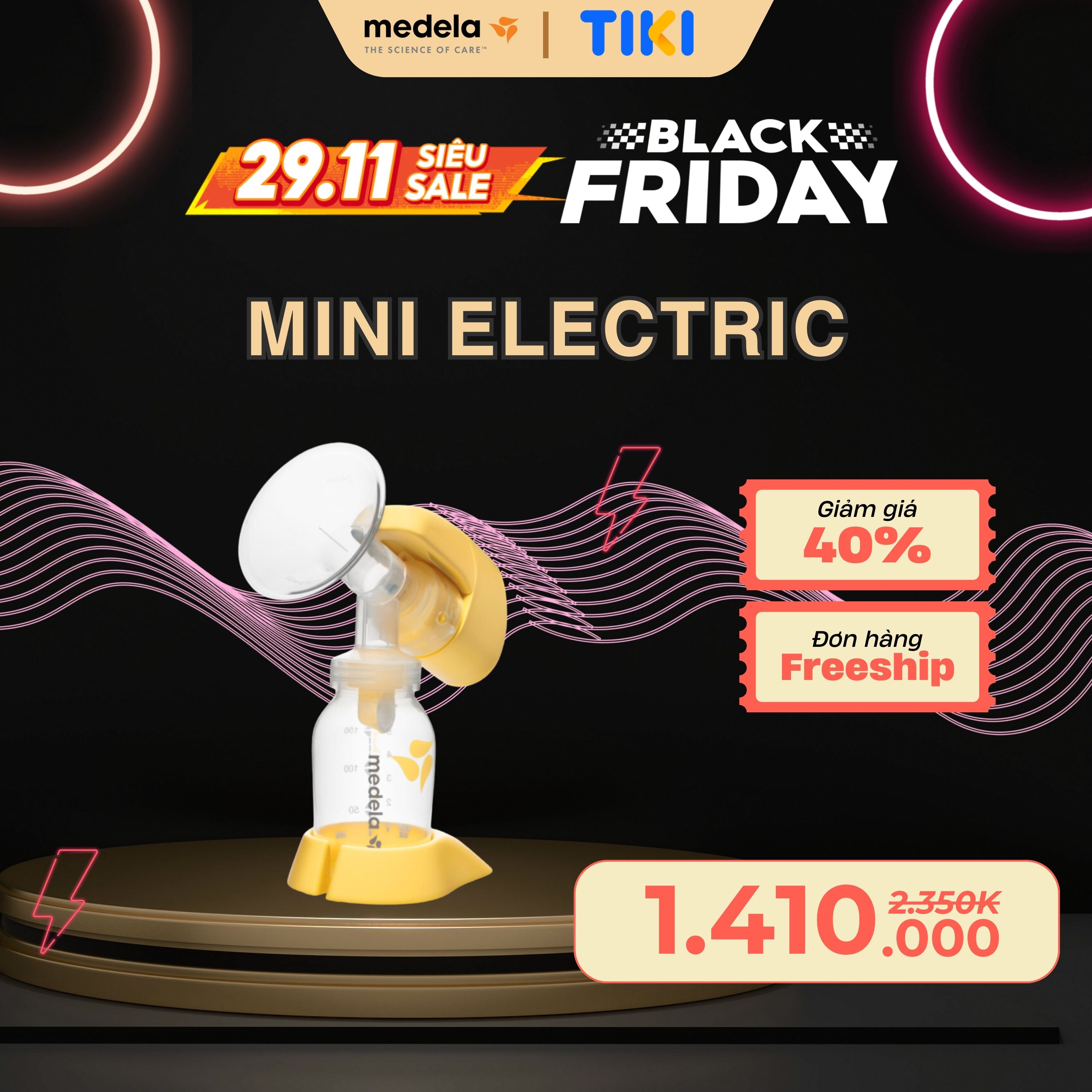 Máy Hút Sữa Điện Đơn Medela Mini Electric