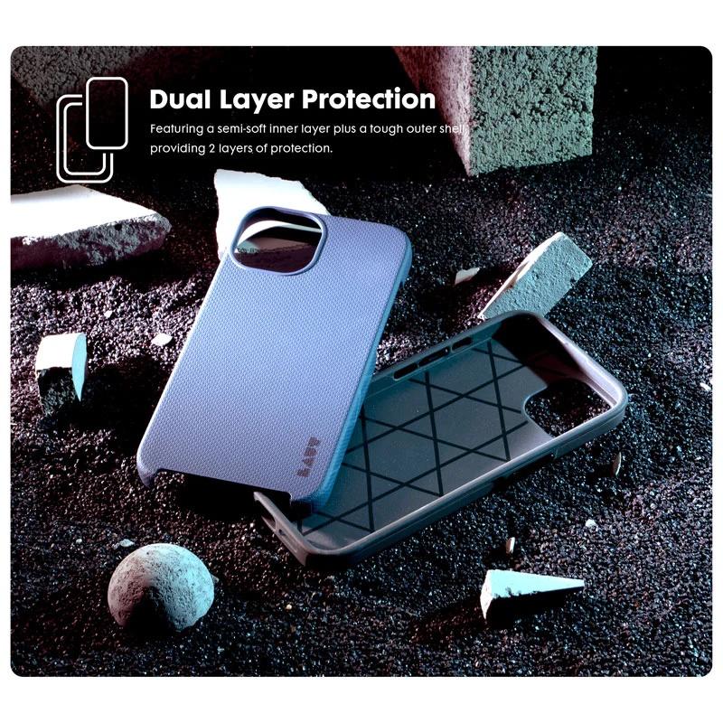 Ốp LAUT Shield dành cho iPhone 14/ 14 Plus/ 14 Pro/ 14 Pro Max - Hàng chính hãng Được làm từ nhựa PC và TPU bền, dễ dàng tháo lắp