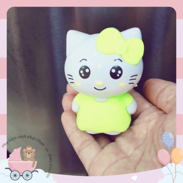 Bộ 4 con mèo Hellokitty dễ thương trang trí bánh kem