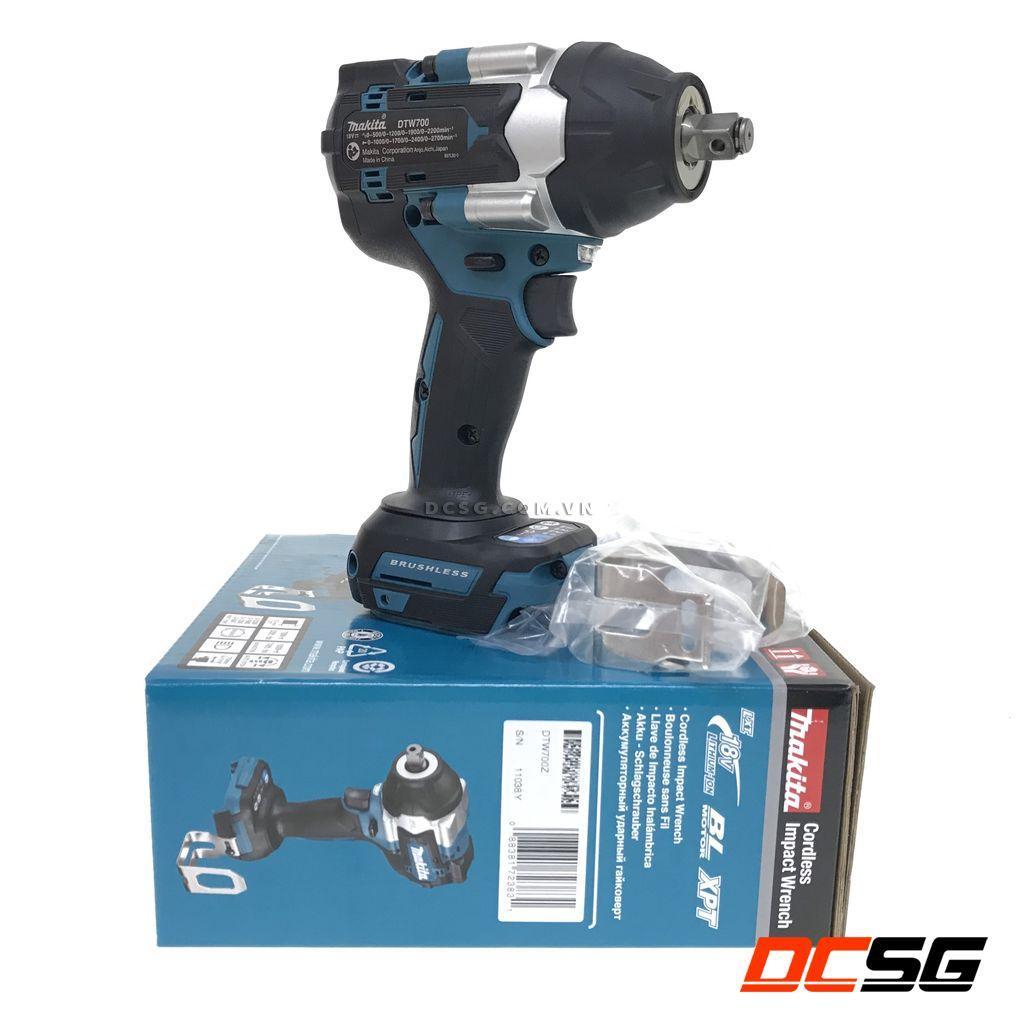 Máy siết bu lông 12.7mm dùng pin 18V Makita DTW700Z | DCSG