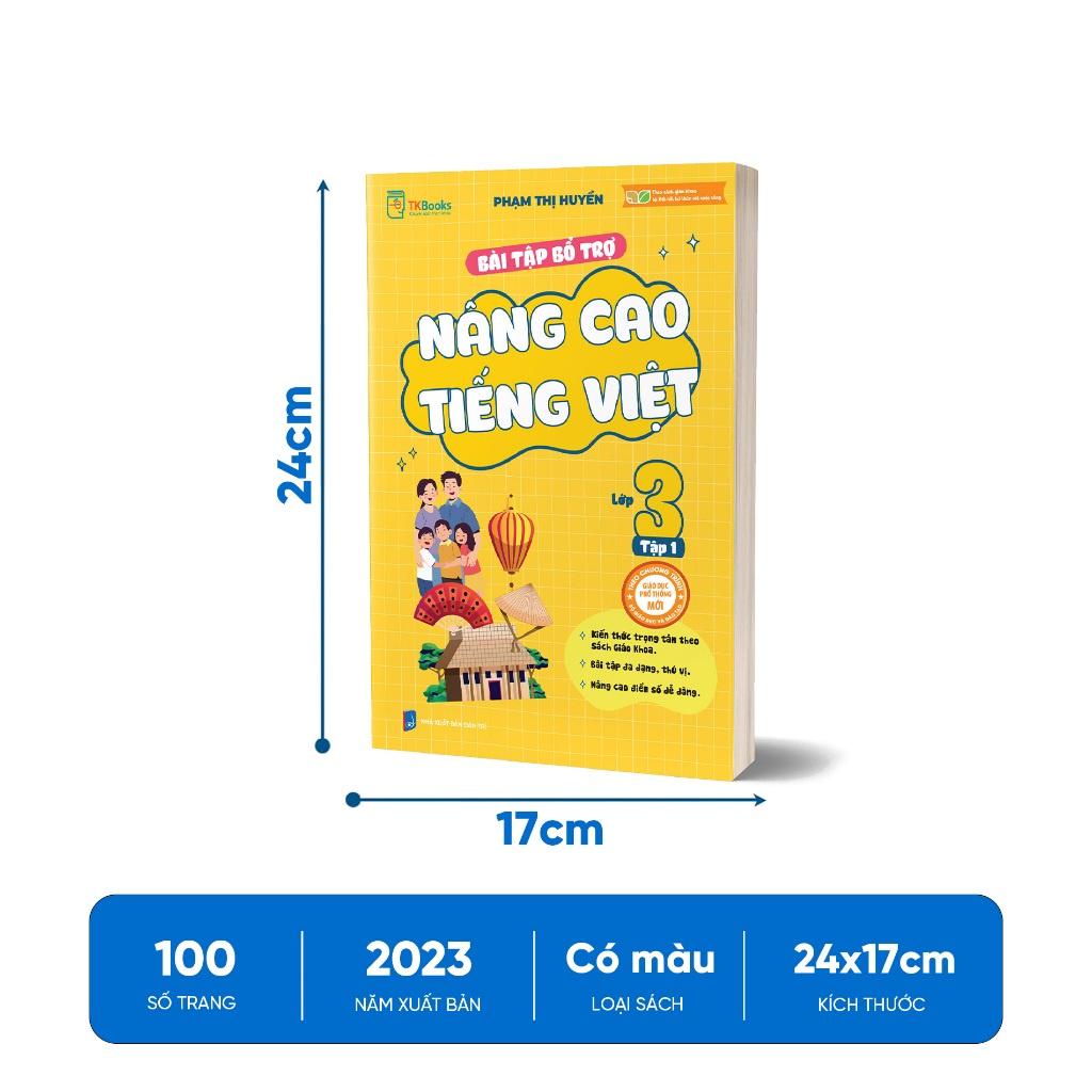 Sách Combo Bài Tập Bổ Trợ Nâng Cao Tiếng Việt Lớp 3  - Bản Quyền