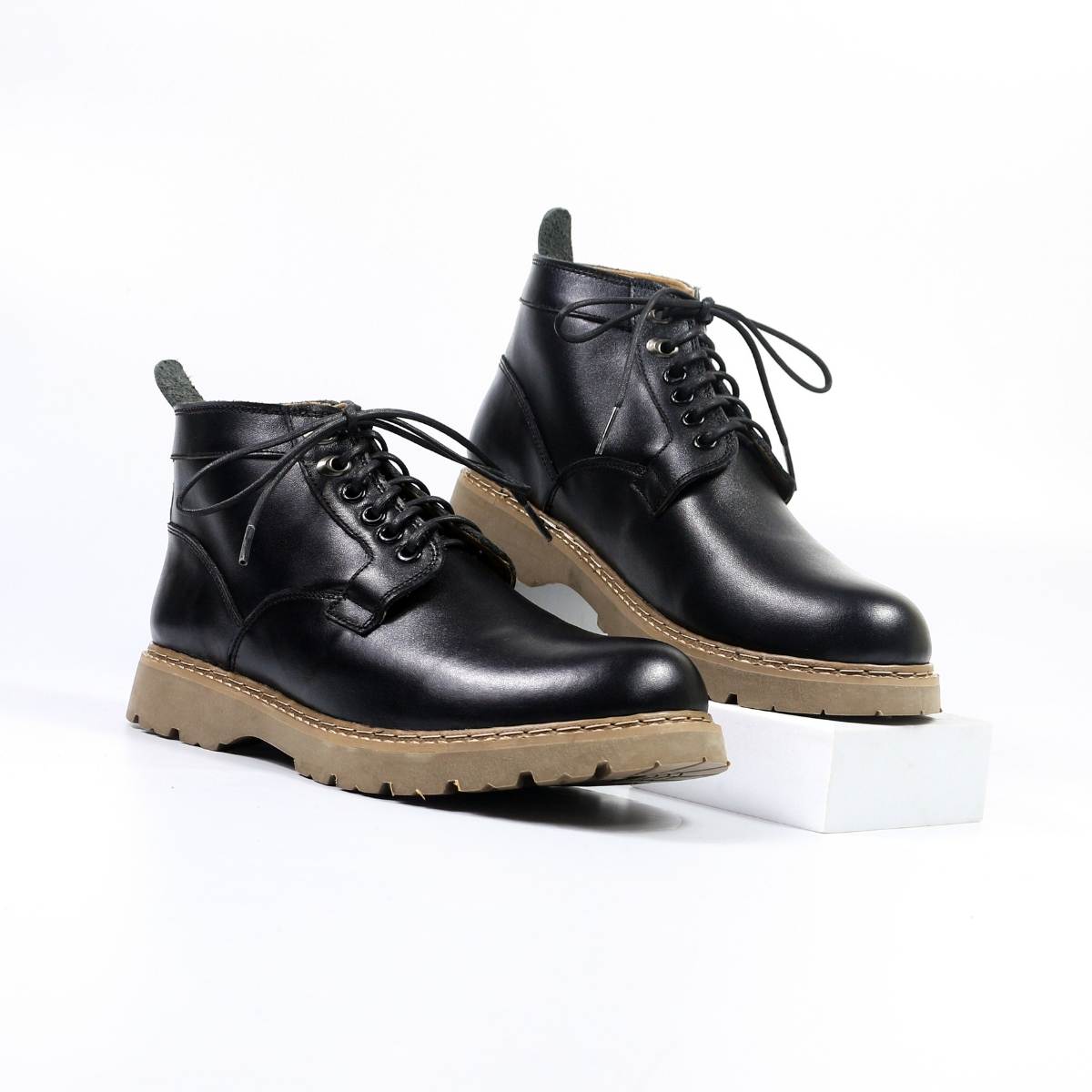 Giày Boot nam Doc.022 da bò Lucas Shoes