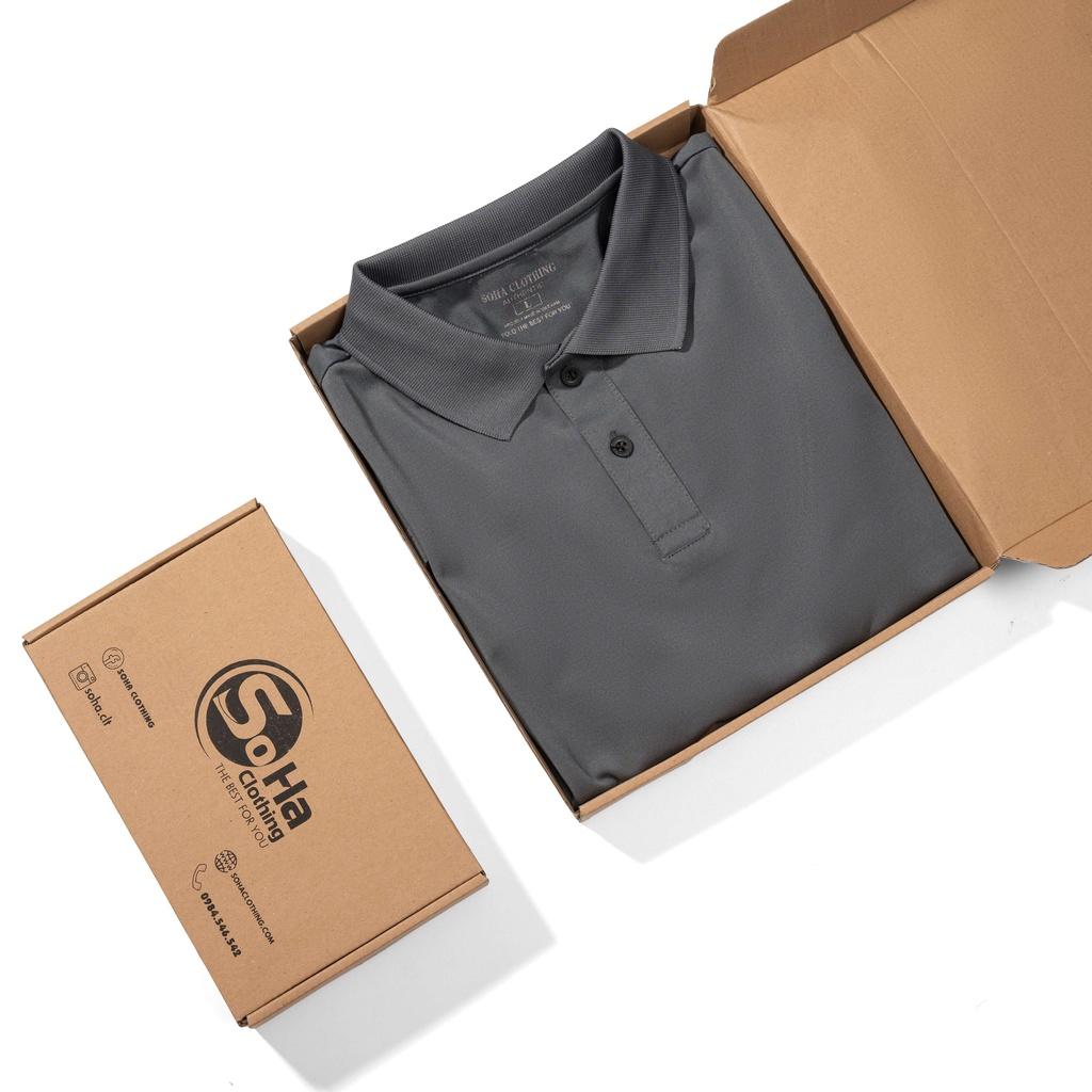 Áo Thun Polo Nam Basic cổ bẻ vải Cá Sấu cao cấp chuẩn form, Áo Trơn Basic –SoHa Clothing