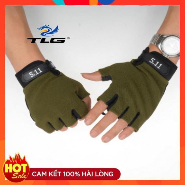 Găng tay hở ngón thể thao lái xe Size L 206214