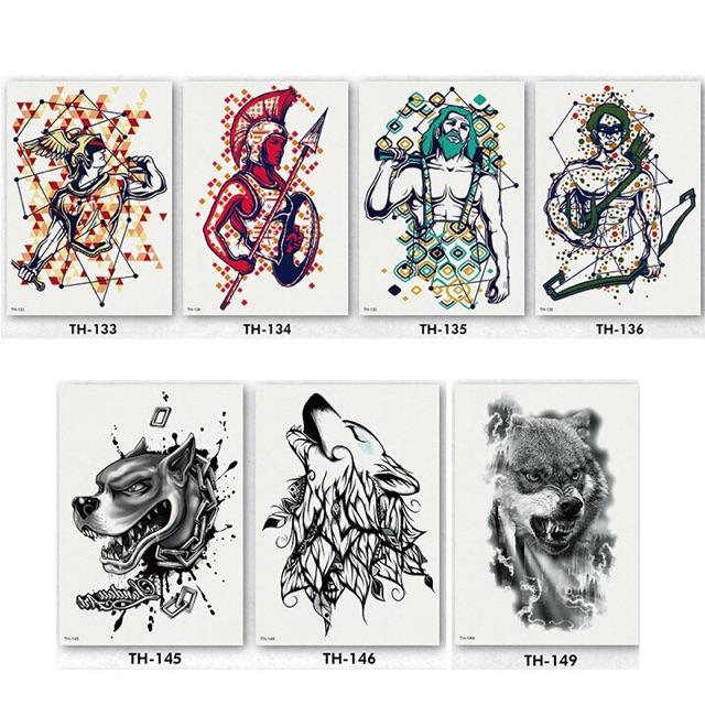 HÌNH XĂM DÁN KÍN LƯNG - SET HÌNH XĂM GIẢ TATOO