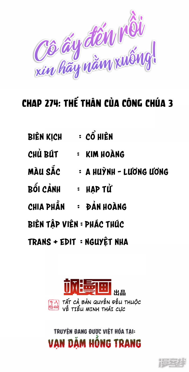 cô ấy đến rồi, xin nằm xuống! chapter 274 2
