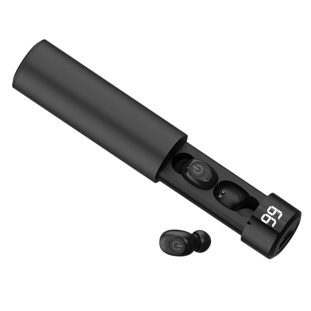 Wireless Bluetooth 5.0 Headphone LED Electricity Display Earphone Sports Stereo Earbud Headset IPX7 Waterproof