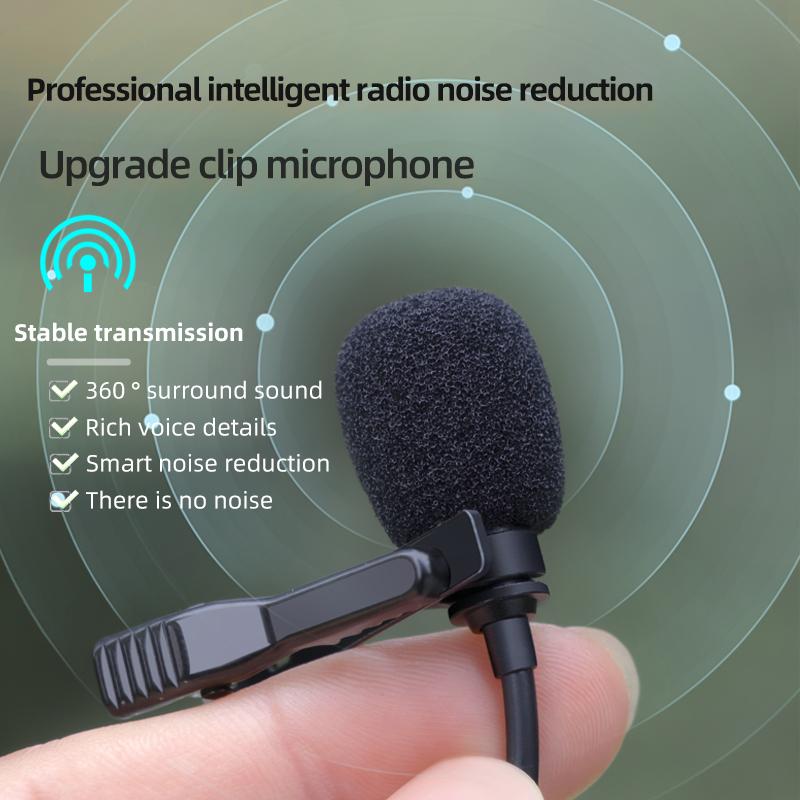 Micrô cho insta-360 x2 x3 lavalier micrô bên ngoài có dây ghi âm âm thanh Hifi Mic Type C