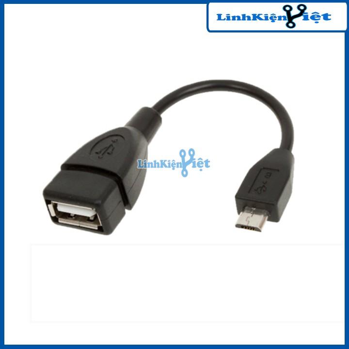 Cáp OTG USB Cái-MicroUSB ( Kết nối điện thoại với USB, Chuột, Tay Game... )