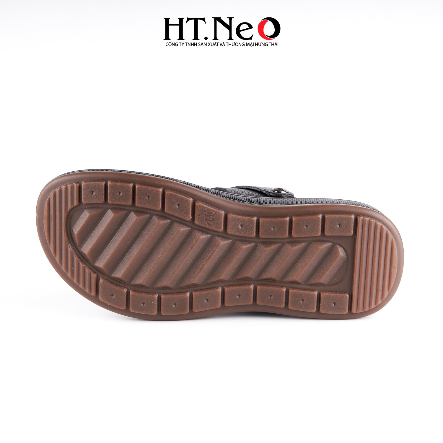 Sandal nam HT.NEO 100% da bò mềm mại, đế cao su nguyên khối, khâu may chân quai siêu chắc chắn SD155