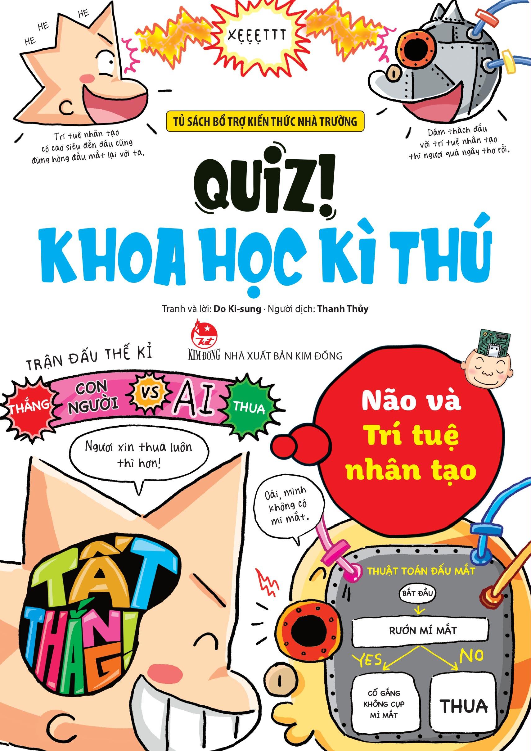 Sách - Quiz! Khoa Học Kì Thú - Não Và Trí Tuệ Nhân Tạo