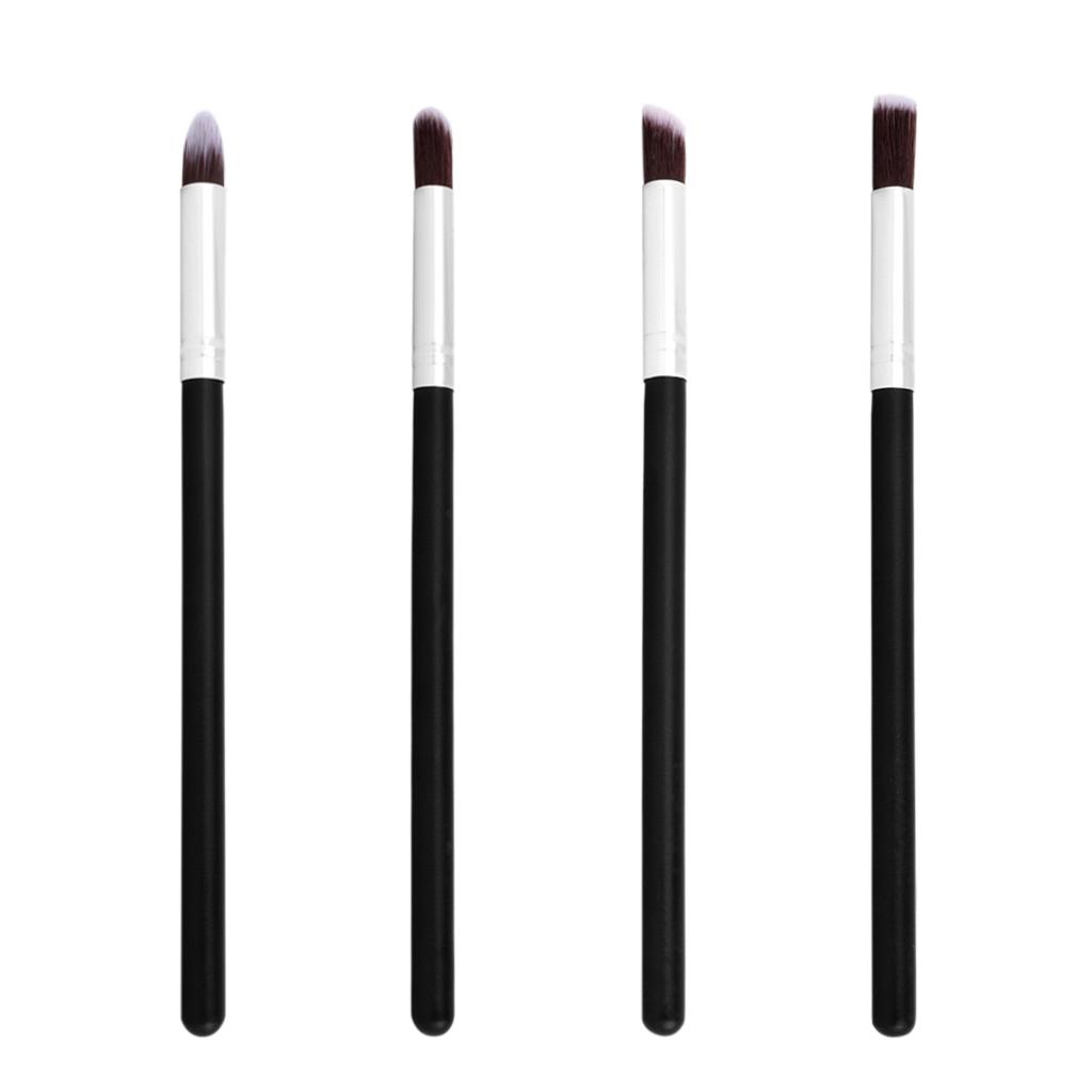 4 Pieces Cosmetic Eyeshadow Foundation Makeup Brushes Set